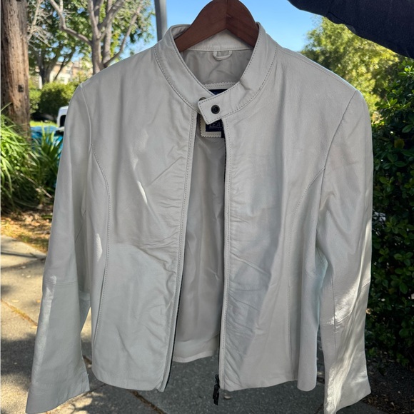 Other - Women’s  White Leather Jacket